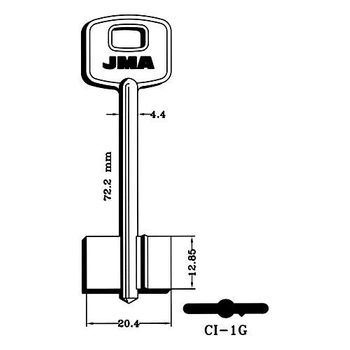 Llavin Gorja De Seguridad Ci-1g 10 Unidades