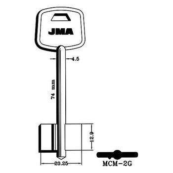 Llavin Gorja De Seguridad Mcm-2g 10 Unidades