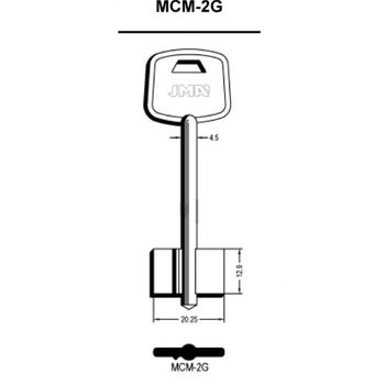 Pack 10 Unids - Llave En Bruto Gorja Laton - Jma - Or-1g..