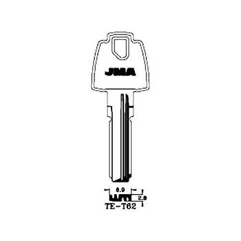 Llavin Laton Seguridad Te-t62 10 Unidades