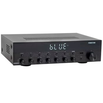 Fonestar As-6060 Amplificador Estéreo Hi-fi 60+60w Bluetooth Usb Mp3 Fm Entradas Micro Y Tono