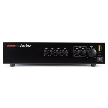 Amplificador Pa Fonestar Potencia 60w Rms, Impedancia 4 Ω Y Líneas 100, 70 Y 25 V