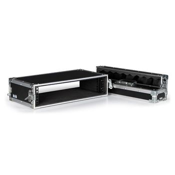 Rack Fonestar Para Equipos De Sonido E Iluminación, De Madera Contrachapada, Capacidad 2 Uds De Rack De 19", Peso 4.500 Gramos