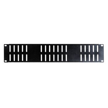 Panel Rack Fonestar De 19" Perforado Frontal 2u, Con Ranuras Para Ventilación, 483 X 89 Mm