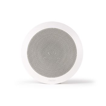 Altavoz Hi-fi Fonestar Coaxial Para Empotrar, Orificio De 165 Mm, 8 Ohm, De Color Blanco, De Abs Y Rejilla De Acero