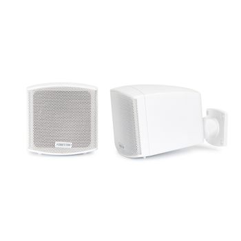 Pareja De Bafles Fonestar Cube-62b De Baja Impedancia, Ideal Megafonía, Potencia 25 W Máximo, Sensibilidad 88 Db, Color Blanco