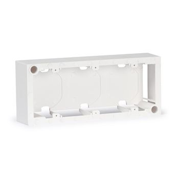 Caja De Superficie Para Marco Y Chasis Fonestar Con 3 Paneles Para Cajas, 194 X 81 X 42 Mm