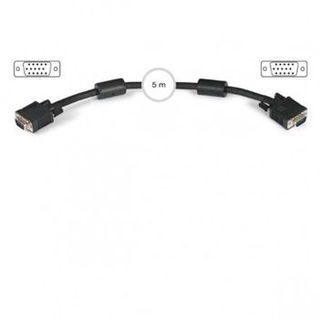 Fonestar - 7818-5 Cable Vga 5 M Vga (d-sub) Negro