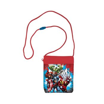 Bolso Bandolera Licencias Infantiles De Avengers 16x13x0,8 Cm