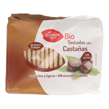 Tostadas De Castaña Sin Gluten Bio El Granero, 100 G