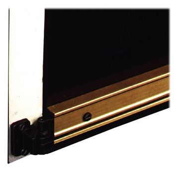 Burlete Bajo Puerta Tornillos Cepillo 082cm Aluminio Oro Alma