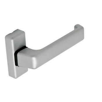 Manivela Carpinteria Metalica Izquierda Medio Juego Aluminio Lacado Blanco 2080iz0005 Alma