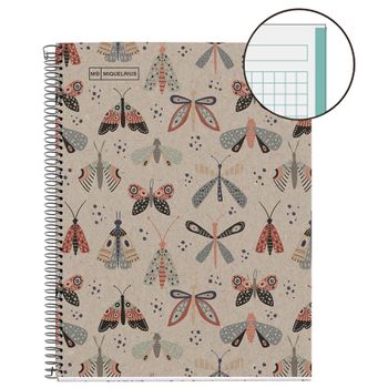 Cuaderno A4 Notebook 1 Reciclado Ecobutterfly 80 Hojas