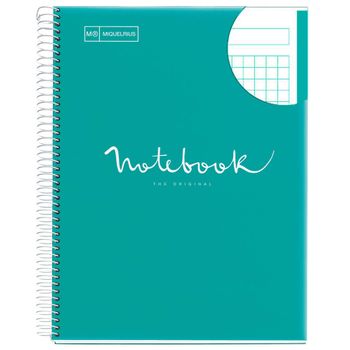 Cuaderno A4 Notebook 1 Pp Emotions Turquesa 80 Hojas