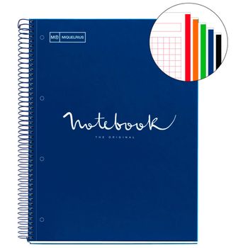 Cuaderno A4 Notebook 5 Emotions Marino 120 Hojas