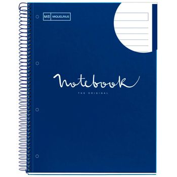 Cuaderno A4 Notebook 1 Pauta Emotions Marino 80 Hojas