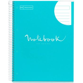 Cuaderno A4 Notebook 1 Pauta Emotions Azul Cielo 80 Hojas