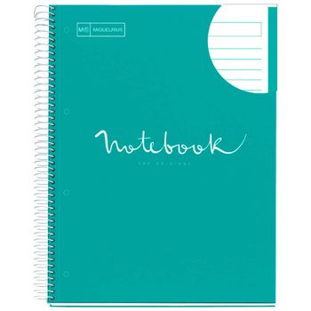 Cuaderno A4 Notebook 1 Pauta Emotions Turquesa 80 Hojas