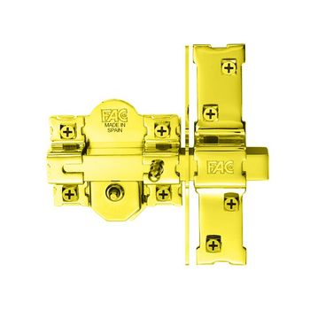 Cerrojo Sobreponer Sistema R Uve 80mm Dorado 946rp Fac