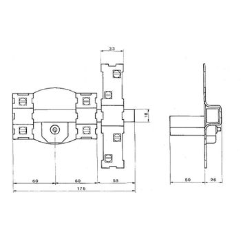 Cerrojo Fac 201-l/ 80-p en Planeta Huerto