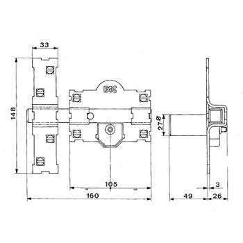 Cerrojo Fac 101-r/105-p Bombillo 70 - Neoferr