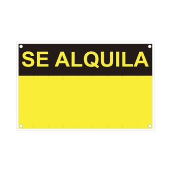 Se Alquila (pvc 04mm) 45x70cm - Neoferr..