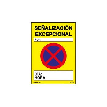 Señal De Pvc Normaluz 'señalización Excepcional' 700x500mm