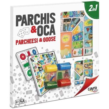 Parchis Y Oca De Madera Con Accesorios Cayro