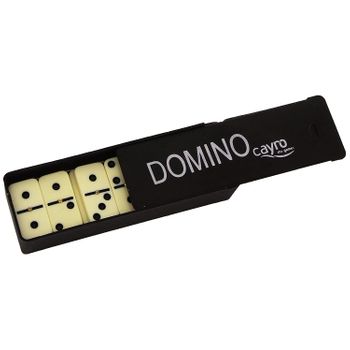 Domino Doble 6 Con 28 Fichas Caja De Metal Juego De Mesa con Ofertas en  Carrefour