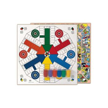 Juego 6 Cubiletes Y Fichas Parchis con Ofertas en Carrefour