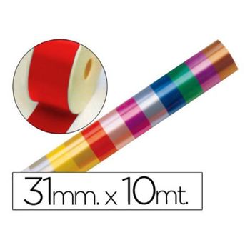 Cinta Fantasia 10 Mt X 31 Mm Rojo (pack De 10)