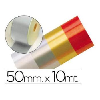 Cinta Fantasia 10 Mt X 50 Mm Plata (pack De 6)