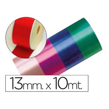 Cinta Fantasia 10 Mt X 13 Mm Rojo (pack De 26)