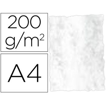 Papel Pergamino Din A4 Troquelado 200 Gr Color Marmoleado Gris Paquete De 25