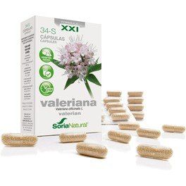 Soria Natural 34-s Valeriana 600 Mg 30 Caps Liberacion Prolongad