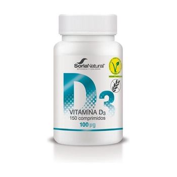 Vitamina D3 Retard Soria Natural, 150 Comprimidos