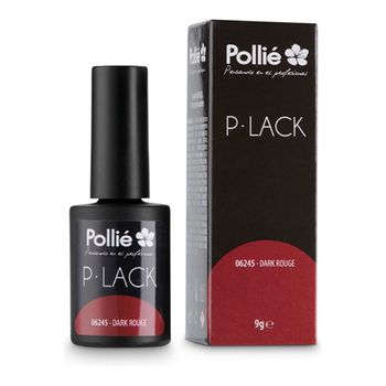 Pintaúñas Semipermanente P-lack Eurostil Dark Rouge (9 Gr)