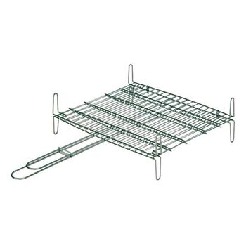 Parrilla Barbacoa Doble Sauvic Acero Zincado 20x30cm