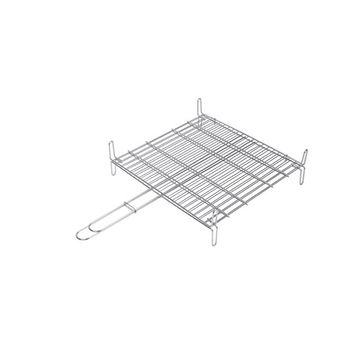 Parrilla Doble Inox 18/8 Marca Sauvic