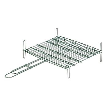 Parrilla Doble Inox 18/8 Sauvic 35x40cm