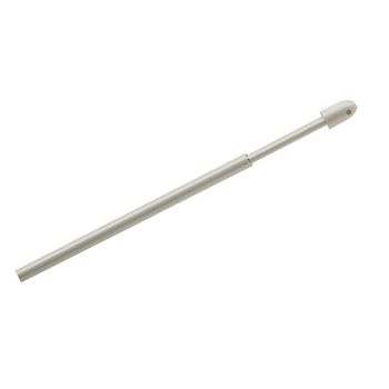 Portavisillo Decoracion Extensible Cilindrico 80/135cm Metal Blanco Epid