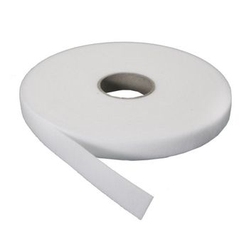 Velcro Hembra Adhesivo Blanco 20 Mm 25 Mt