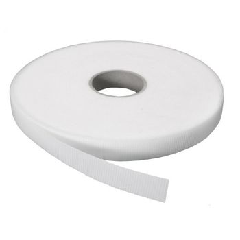 Velcro Macho Adhesivo Blanco 20 Mm 25 Mt