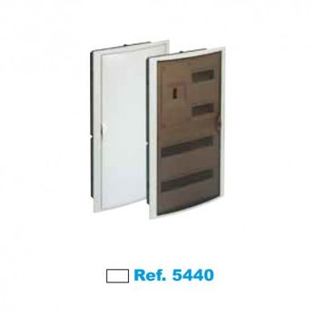 Cuadro eléctrico empotrar pladur 56 elementos marco blanco y puerta FUME  SOLERA 5270HGW : : Bricolaje y herramientas