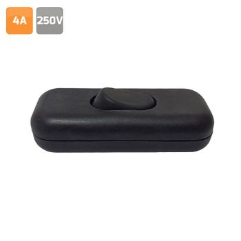 Interruptor De Paso, 4a. 250v Negro