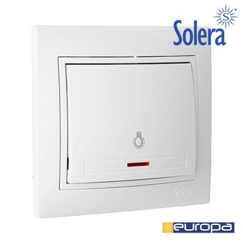 Pulsador Campana Luminoso 10a 250v Erp04ilu Seuropa Solera - Neoferr*