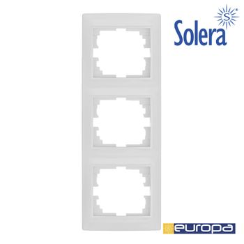 Marco Vertical Para 3 Element Blanco 81x225x10mm Seuropa Solera - Neoferr*