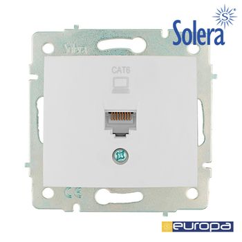 Toma De Datos Rj4 Cat6 83x81mm Seuropa Solera - Neoferr*