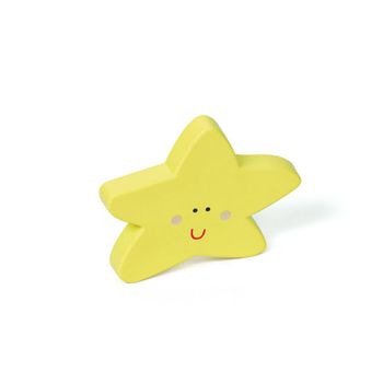 Pomo Forma Estrella Abs 81x65x25 Mm Amarillo