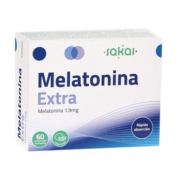 Melatonina Extra 1,9 Mg Sakai, 60 Comprimidos Masticables